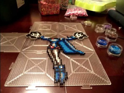 How To Make Raven From Teen Titans out of Perler Beads