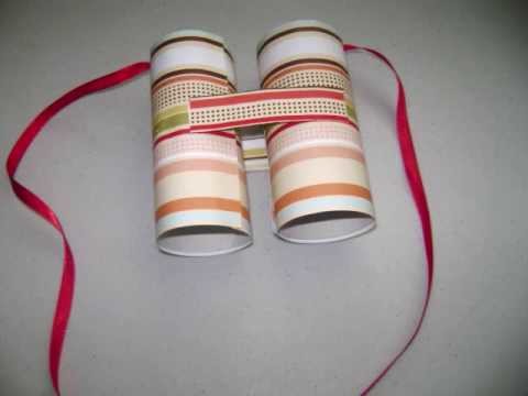 How to make toilet paper rolls binoculars - EP