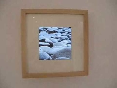 How to modify a digital photo frame for square format photos