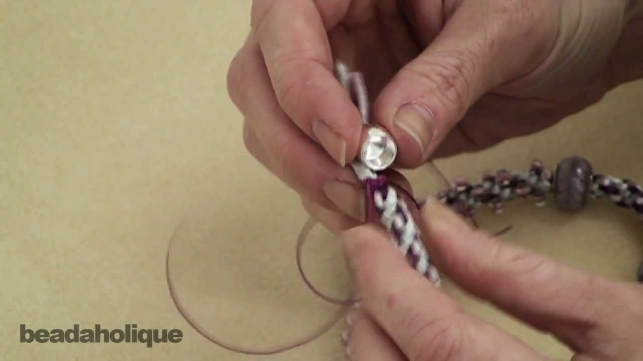 How to Tie Off and Finish Kumihimo Braid Ends