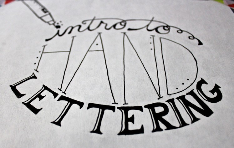 Intro to Hand Lettering