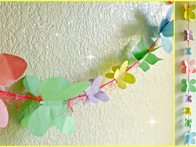 *Kid Crafts*: Spring Butterfly Garland!