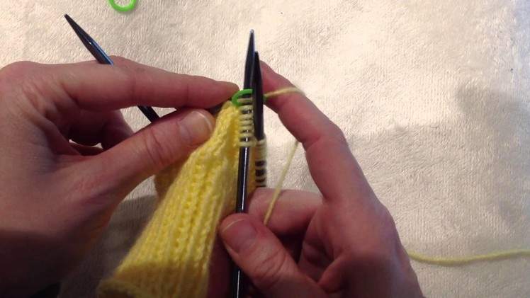 Knitting the Thumb Gusset