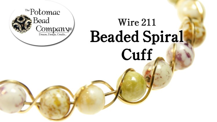 Make a Beaded Spiral Cuff Bracelet
