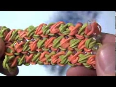 Make A Triple Double Cross Rainbow Loom Bracelet