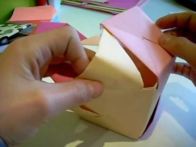 Origami cube (sonobe)
