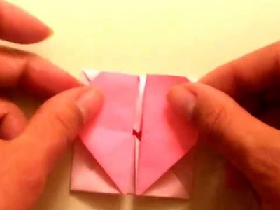 Origami for Beginners - Heart Box with Secret Message inside!