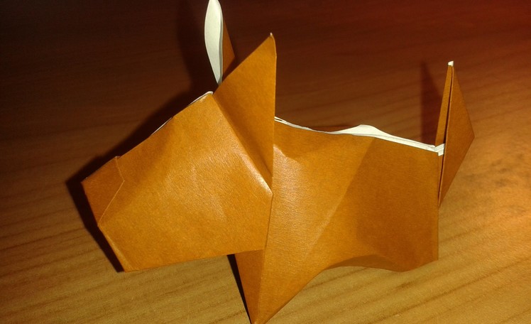 Origami: real dog cagnolino 3D