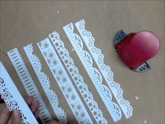 Paper crafting - Decorate edges with Marvy Uchida Quick Borders