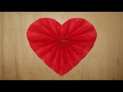 Paper heart decoration for Valentines, Wedding, or Anniversary