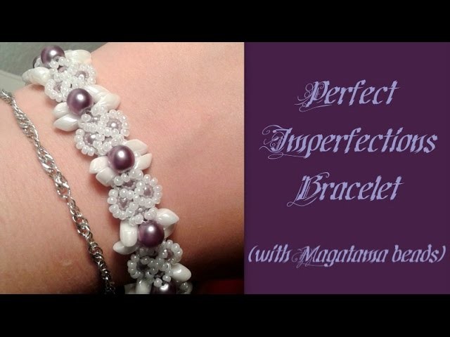 Perfect Imperfections Bracelet Beading Tutorial by HoneyBeads1