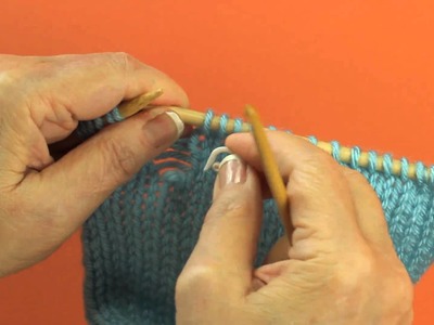 Picking Up A Dropped Stitch On Stockinette Stitch with Knitting