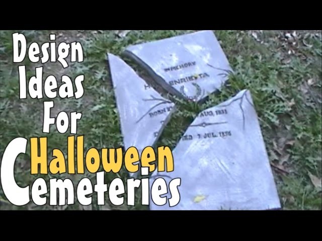 Spooktacular DIY Halloween Decoration Ideas & Inspirations For Making Prop Tombstones & Gravestones