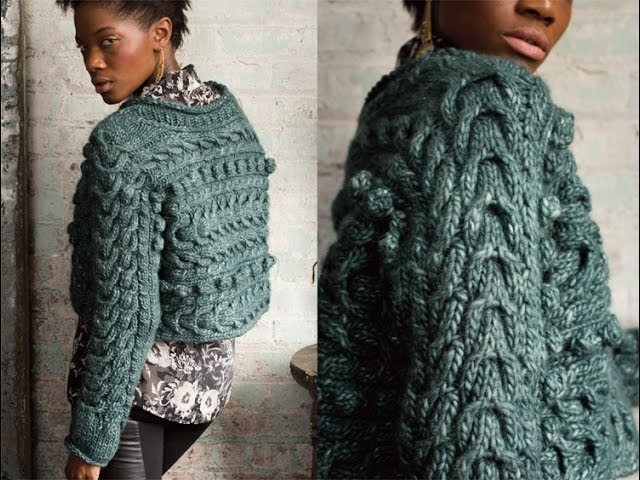 #21 Textured Pullover, Vogue Knitting Holiday 2012