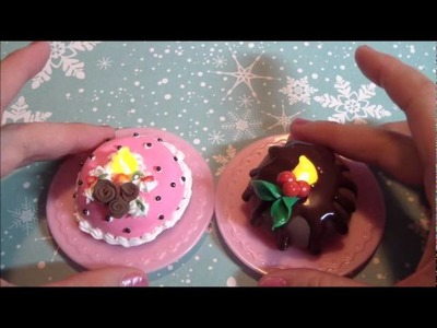 25 Days of Christmas Crafts: Polymer Clay Tea Light Cakes