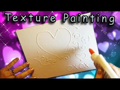 An Easy Valentine's Day Craft for Kids - Texture Painting With Glue