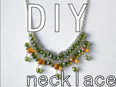 Beading DIY - Chain & Bohemian necklace