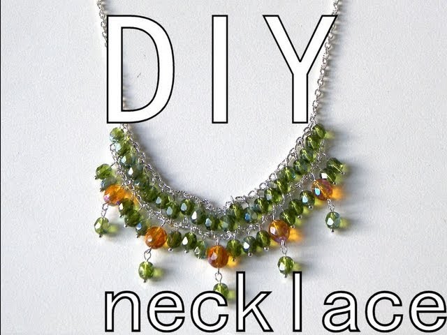 Beading DIY - Chain & Bohemian necklace