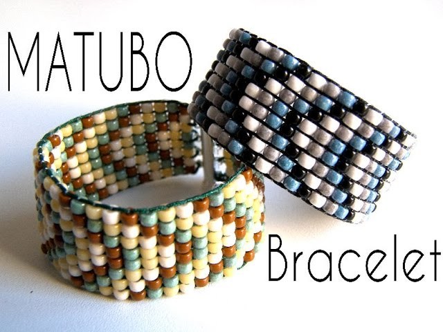 Beading Ideas - Matubo Bracelet using Beading Loom