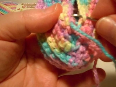 Bernat Crochet Baby Booties - Part 4 - Seaming