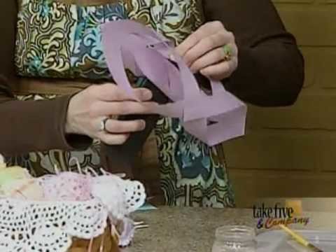 CraftSanity on TV: Giant Paper Flowers, Fabric Eggs & Painted Eggs