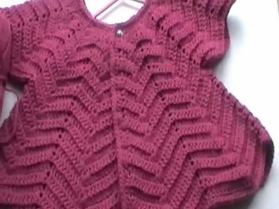 Crochet Baby Ripple Sweater