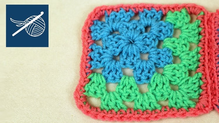 Crochet Corner Granny Square - How to Make Left Hand Crochet Geek
