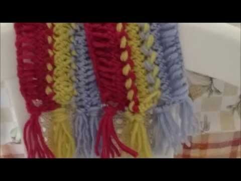 CROCHET HAIRPIN LACE SCARF