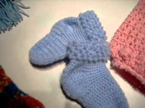 Crocheted baby sweater
