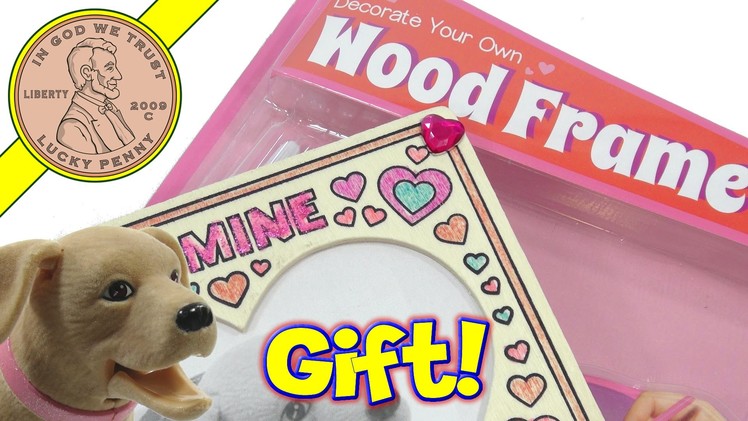 Decorate Your Own Wood Frame DIY Kit - Secret Admirer Gift!