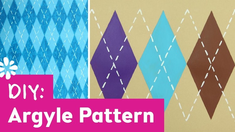 DIY Argyle Print Pattern