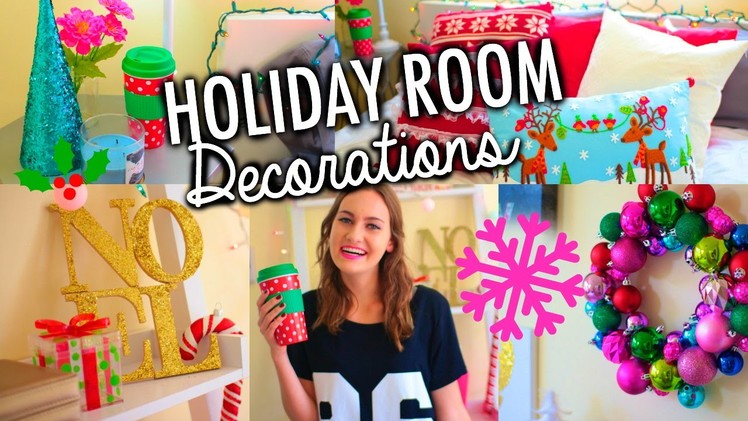 DIY Holiday Room Decorations + Easy Ways to Decorate for Christmas!