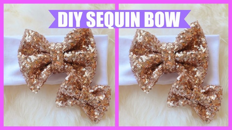 DIY: How to Make a Sequin Bow (Simple & Easy)