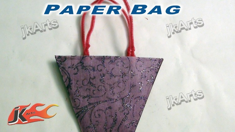 DIY How to make Easy Paper Bags - JK Arts  262