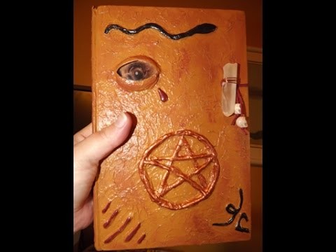 DIY:  Making a Spell Book for Halloween