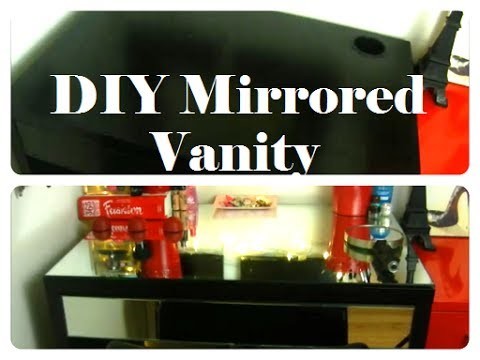 DIY Mirrored Vanity
