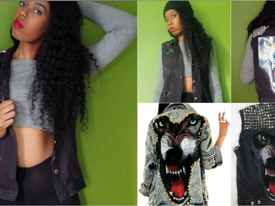 DIY Rihanna Wolf Jacket
