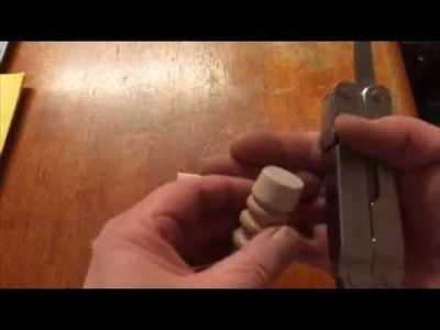 DIY Rotating leather  edge burnisher