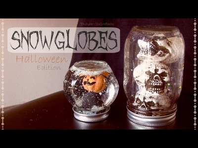 DIY Snow Globes for Halloween - Creepy Home Decor How To