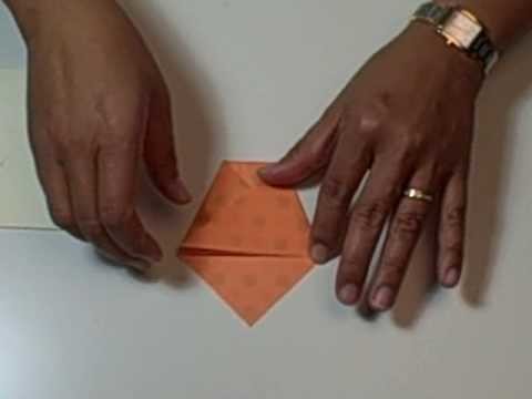 Flower Pot Fold - Origami - From HankoDesigns.com