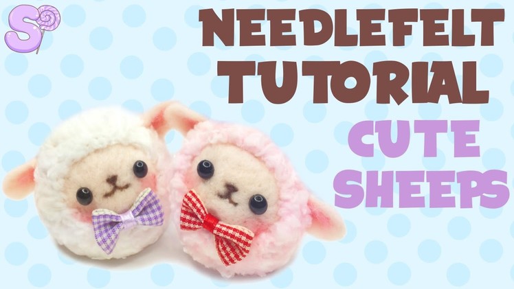 Fluffy Sheep Twins | Needlefelt Tutorial + Giveaway (CLOSED)