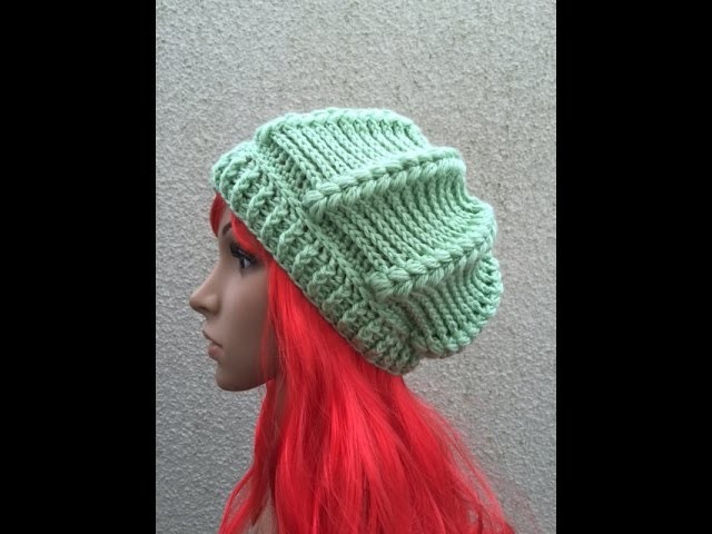 How to Crochet a Beret Beanie Hat Pattern #13 │ by ThePatterfamily
