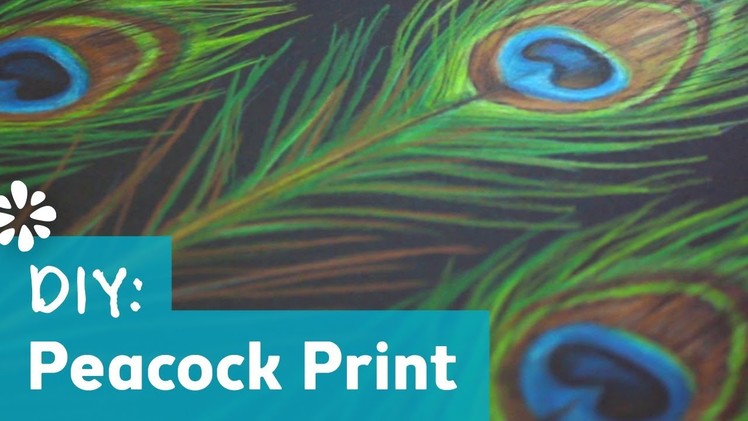 How to Make a Peacock Print Pattern