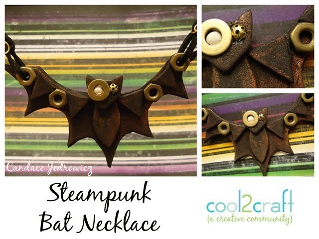 How to Make a Steampunk Bat Necklace by Candace Jedrowicz