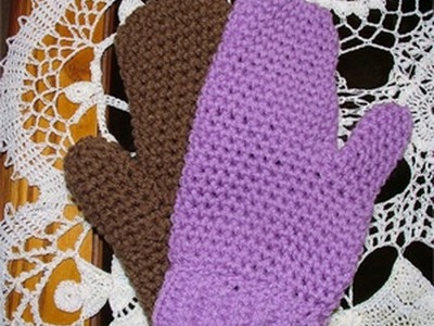 How to make Crochet Mittens Crochet Geek