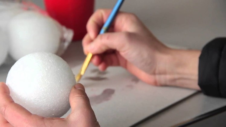 How to Paint a Styrofoam Earth Globe : Fun & Decorative Crafts