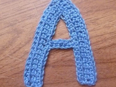 Make a Crochet Alphabet Letter A - DIY Crafts - Guidecentral