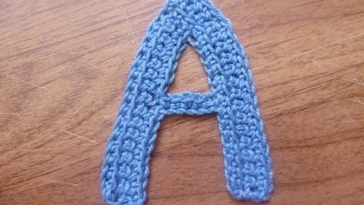 Make a Crochet Alphabet Letter A - DIY Crafts - Guidecentral