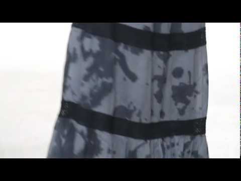 tie dye crochet skirt