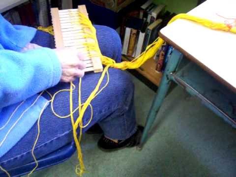 Nancy Today: How to make a loom 4- The backstrap loom, rigid heddle loom ASMR weaving